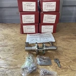 Cal Royal Door Entrance Lever Satin Nickel May 00L Left Handed Key Set Of 6. Fixed Price $79.95.
