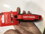 New Craftsman Folding Sae Hex Key Set 9 Piece # CMHT26006. Fixed Price $10.00.