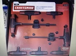 Craftsman 7-PC T-through Handle Hex Key Set 9-46383. Fixed Price $90.00.