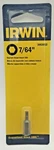 Irwin 3053012 Socket Head Insert Bit 7/64" Hex. Fixed Price $7.99.