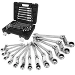 Wrenches Set 13PCS Double Jointed Flex Head Ratcheting. Fixed Price $76.21.