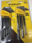 Stanley Hex Key Set, Long Arm, Sae & Mm, 22-PIECE (85-753). Fixed Price $30.96.