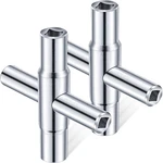 Honoson Pcs Way Sillcock Water Key 1/4", 9/32", 5/16", 11/32" Steel. Fixed Price $14.24.