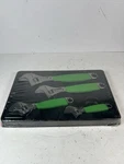 Snap On FADH704C Green 6" 8" 10" 12" Flank Dr Plus Adjustable Wrench Set New. Fixed Price $495.00.