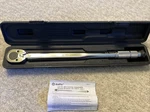 Ampro Micrometer T39913, 1/2" Dr Adjustable Torque Wrench 10-150FT. Lbs. W/ Case. Fixed Price $29.50.