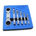 Us Pro Stubby Flexi Double Ring Gear Ratchet Wrench Set 8-19MM 6 Piece. Fixed Price $67.14.