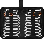 Premium Midget Wrench Set 22-PIECE Mini Combination Metric & Sae Ig. Fixed Price $25.66.