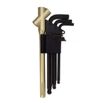 Wise WLB-2300-BG Ball Point Hex Key Wrench Set 9PCS Semilong Triple Handle Black. Fixed Price $114.72.