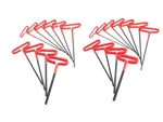 Vct 20PC Sae & Metric Extra Long T-handle Hex Key Tool Allen Set Black. Fixed Price $46.99.