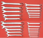 New Craftsman 23 Piece Full Polished Sae & Metric Combination Wrench Set. Fixed Price $63.83.