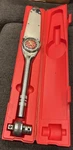 Snap-on TE175 Torqometer + 67 Ratchet Head Adapter 1/2" Drive. Fixed Price $99.99.