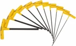 Bondhus 15338 T-handle Hex Key Set 10 Pieces, 3/32" To 3/8", 9" Overall Length. Fixed Price $100.44.