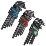 35PIECE Long Arm Ball End Hex Key Wrench Set Inch Standard/ Metric/tor. Fixed Price $96.77.
