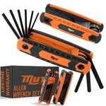 Mutt Tools 17PC Folding Allen Key Set - Sae & Metric Hex Wrench With Colo.... Fixed Price $30.78.