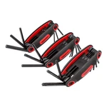 Amazon Basics Folding Hex Key Set, Metric, Sae, And Star Sizes, Chrome Black. Fixed Price $20.99.