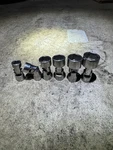 Snap-on 106TMUSMA 1/4 Drive Metric Flank Shallow Universal Set (6-PC). Fixed Price $200.00.