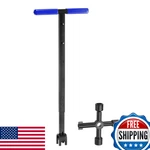 Harfington Water Meter Key 37 Inch Adjustable Enforced Steel T-handle Shut Off. Fixed Price $35.08.