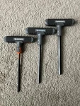 Quality Husky T-handle Allen Wrench Hex Head Set 10MM 8MM & 6MM. Fixed Price $9.99.