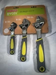 Craftsman Evolv 10063 - Pc Adjustable Wrench Set 6, 8, In Ergo Grip New. Fixed Price $39.99.