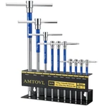 Amtovl T-handle Hex Allen Wrench Set Metric, Pcs 2MM-10MM, Sliding Handl.... Fixed Price $69.16.