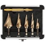 Rogaper 6PC Cobalt Step Drill Bit Set, Hex Shank With Two Spiral F.... Fixed Price $72.35.