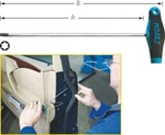 Hazet T-handle Screwdriver Inside Torx Profile 316MM 828LG-T30. Fixed Price $64.06.