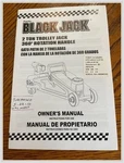 Torin Black Jack 2-TON Manual #28035190 360 Handle 2010 Two-ton Trolley. Fixed Price $10.49.