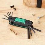 Denali Heavy Duty 11-KEY Sae Hex Set With Folding Allen New BX8. Fixed Price $12.39.