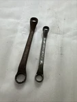 Williams Superrench Short 3/8" 7/16" Offset Box End Wrench 12 Point Stubby Usa. Fixed Price $7.70.