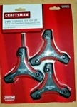 Craftsman 3 Way Triangle Key Set Juego De Llaves Hexagonales Triangulares. Fixed Price $39.85.