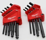 Milwaukee Hex Set 22-KEY Ball End L-key Sae/metric 48-22-2187 Missing 1.5MM. Fixed Price $49.95.
