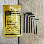 Vintage Craftsman 9-46685 6-PIECE Hollow Set Screw Key Assortment Made Usa. Fixed Price $12.00.