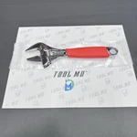 Snap-on Tools Spain New Red Soft Grip 8" Wide Mouth Adjustable Wrench ADHW8A. Fixed Price $139.95.