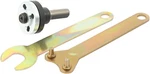 Uxcell 3/8"(10MM) Drill Angle Grinder Mandrel Adapter Disk Holder 2 Wrench Set. Fixed Price $19.99.