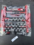 Sears Craftsman Usa Nos 7PC Cushion Rubber Grip T-handle Hex Key Set Sae 46297. Fixed Price $69.95.