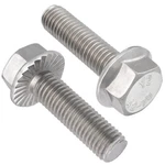 Vgbuy M6-1.0 Flanged Hex Head BOLTS,304 Stainless M6X20MM, Silver. Fixed Price $16.81.