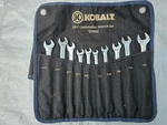 Kobalt 10 Piece Combination Wrench Set 538862. Fixed Price $30.00.