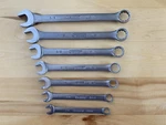 Allen 7-PIECE 12 Point Sae Combination Wrench Set Usa. Fixed Price $28.00.