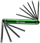 Titan 12710 Tamper Proof Star Key Set Full Size, Green. Fixed Price $23.99.