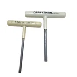 Vintage Craftsman Hex Metric T-handle Allen Wrenches 8MM 46555 6MM 46554. Fixed Price $16.21.