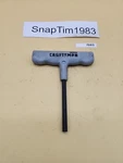 Craftsman Tools Handle Allen Wrench 8MM 46555HEX Usa. Fixed Price $11.99.
