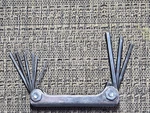 Snap-on Tools AW9-K Folding Pocket Hex Key Allen Wrench Set 1 Usa. Fixed Price $20.00.
