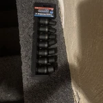 Power Torque 7 Piece 3/8 Inch Drive 6 Point Metric Impact Socket Set GM9123. Fixed Price $40.00.