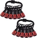 Bit Holder Key Chain 12 Pcs Set, 1/4 Inch Socket Hex Size, Red. Fixed Price $30.93.