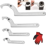 Wadoy Adjustable Pin Spanner Hook Wrench For 4 Kinds Of Size, Sliver. Fixed Price $57.08.