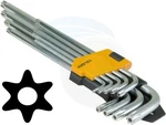 Tolsen 9PCS Extra Long Arm Torx Hex Key Set Star With Shaft Pin Slot Wrenches. Fixed Price $22.49.