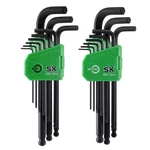 Sk 18-PIECE Allen Wrench Set, Metric & Sae Hex Key L-shaped, S2 Black. Fixed Price $44.19.