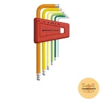 Pb Swiss Tools 212.H-5RBCN Ball End Rainbow Hex Key Set With Holder. Fixed Price $69.97.