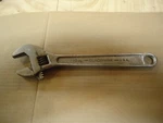 Vtg Blackhawk AW-1010-1 Usa Inch Chrome Crescent-style Adjustable Wrench. Fixed Price $21.05.