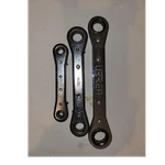 Urrea/regal 1194 Ratcheting Box Wrench Set Sae Steel Silver 3 Pieces. Fixed Price $7.95.